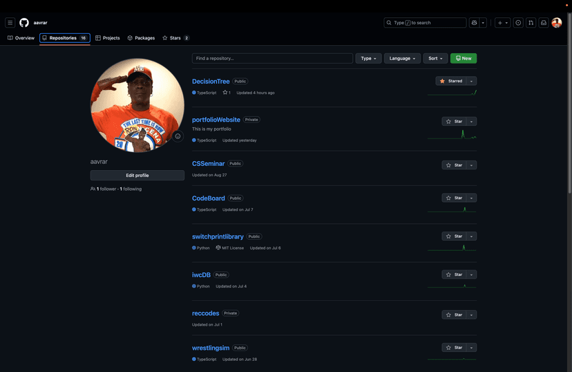 Browse my GitHub Repos!