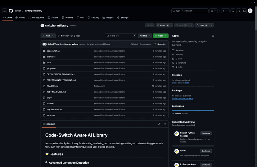 SwitchPrint Library